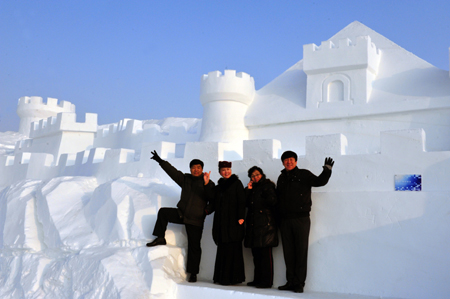 克拉瑪依冰雕慶龍年
