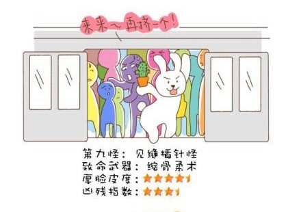 “地鐵十八怪”風靡網絡 各地網友表示就地躺槍