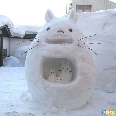 下雪啦！看看堆雪人的N種方法