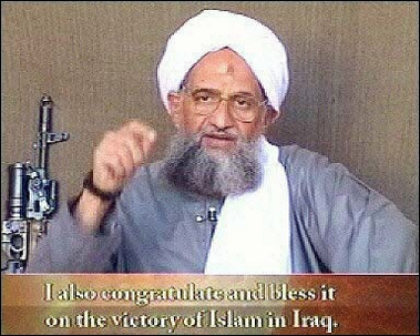 A video image from footage broadcast by the Qatari news channel al-Jazeera television shows al-Qaeda number two Ayman al-Zawahiri giving a speech at undisclosed location, on January 6.
