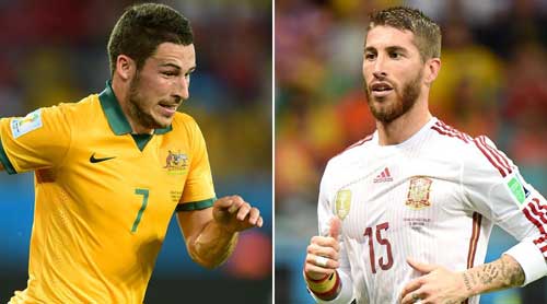 賽事前瞻:澳大利亞VS西班牙