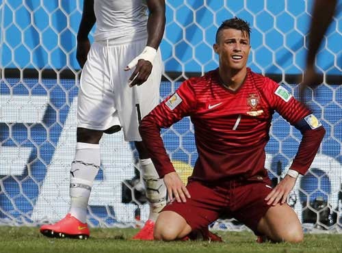 葡萄牙 2-1 加納:C羅打進制勝球仍無奈出局