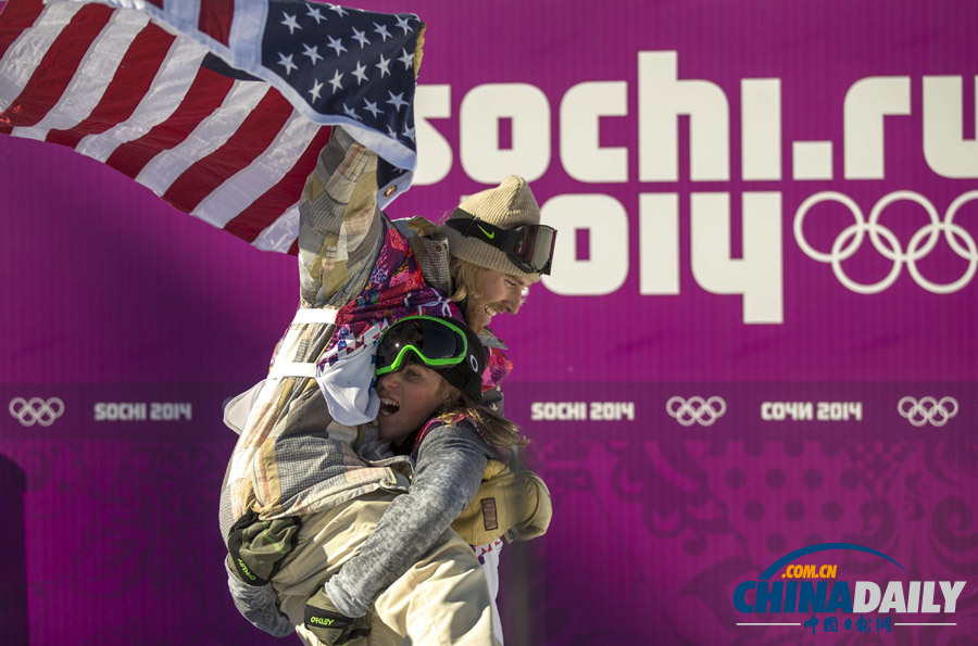 索契冬奧會首金誕生 美國選手一跳定“乾坤”