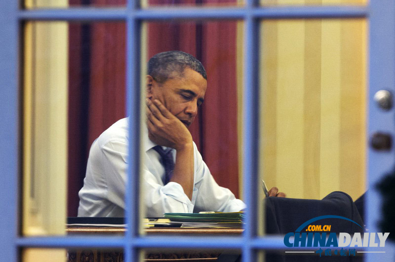 奧巴馬白宮挑燈夜戰 專心籌備國情咨文講話