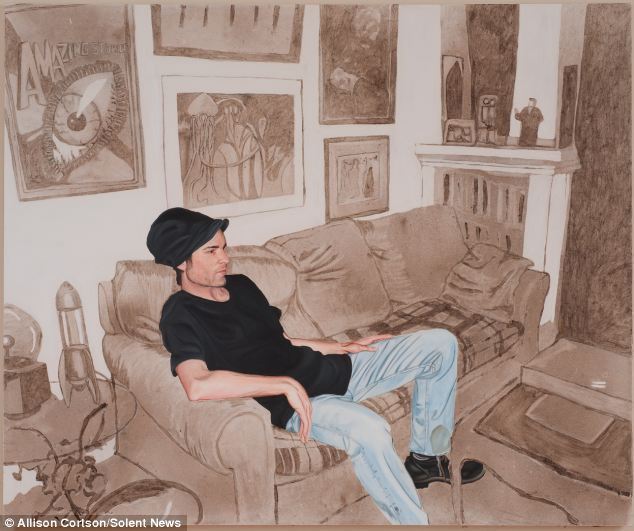 圖:美藝術家用吸塵器中塵土繪制神奇畫作