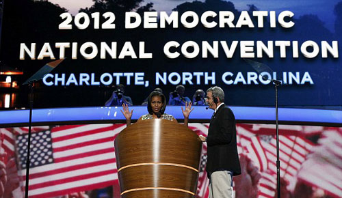 奧巴馬視察災區展現領導力 民主黨黨代會米歇爾將打頭陣