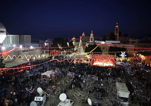 數千名基督徒伯利恒歡度圣誕 巴勒斯坦人最開心