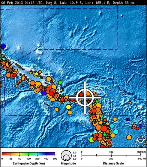 所羅門群島8級地震引發海嘯 法媒稱數個村莊被毀