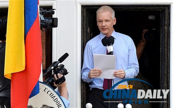 阿桑奇：美國監控項目機密文件泄露已無法制止