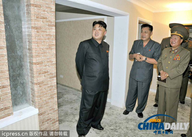 金正恩視察滑雪場工地 稱贊朝鮮軍民為斗士（組圖）