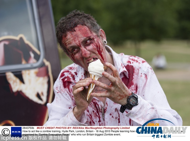 英國(guó)開(kāi)設(shè)僵尸培訓(xùn)課程 教人們?nèi)绾巫鰡适ńM圖）