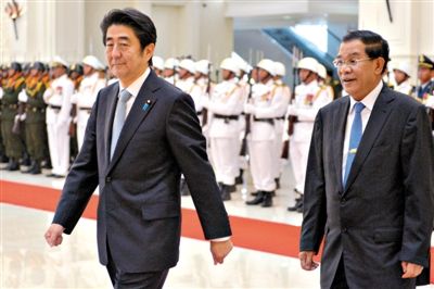 安倍上任一年訪遍東盟 推銷海外安全行動