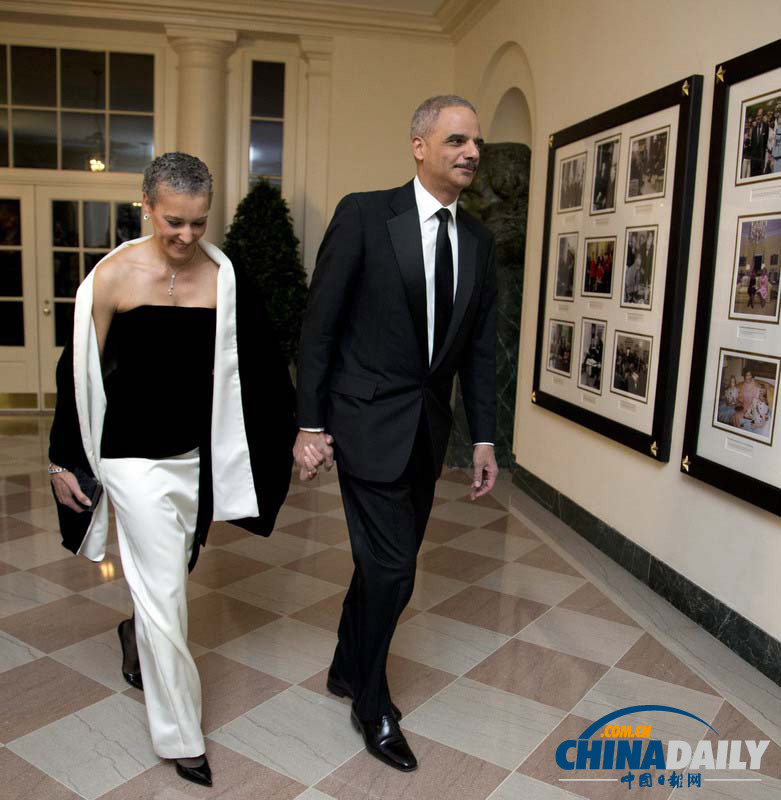 奧巴馬舉辦國宴招待奧朗德 眾多名流齊聚一堂