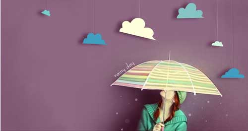 如何描述“下大雨”被淋成“落湯雞”?