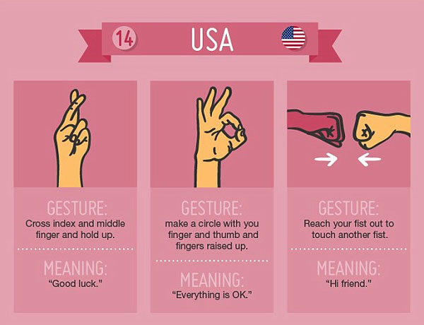盤點各國常見手勢 教你如何表達贊美與感謝(組圖)