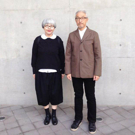 銀發夫婦打扮神搭配成網紅（組圖）