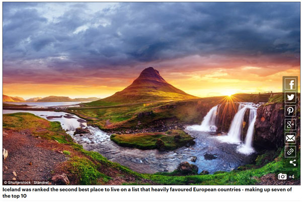 世界最宜居國家:丹麥社會最進步