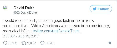 白人種族暴力撕裂美國!特朗普不當表態遭各界質疑