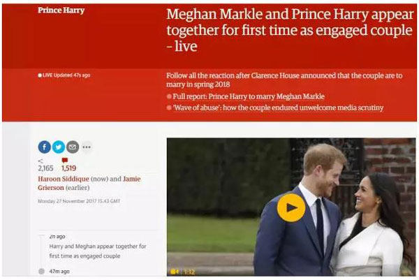 哈里王子與女友宣布訂婚,二人甜蜜爆料戀愛細節、生娃計劃