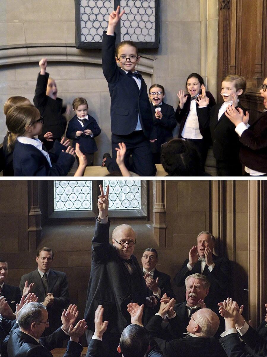 超可愛！萌娃cos奧斯卡提名影片 惟妙惟肖不失天真（組圖）