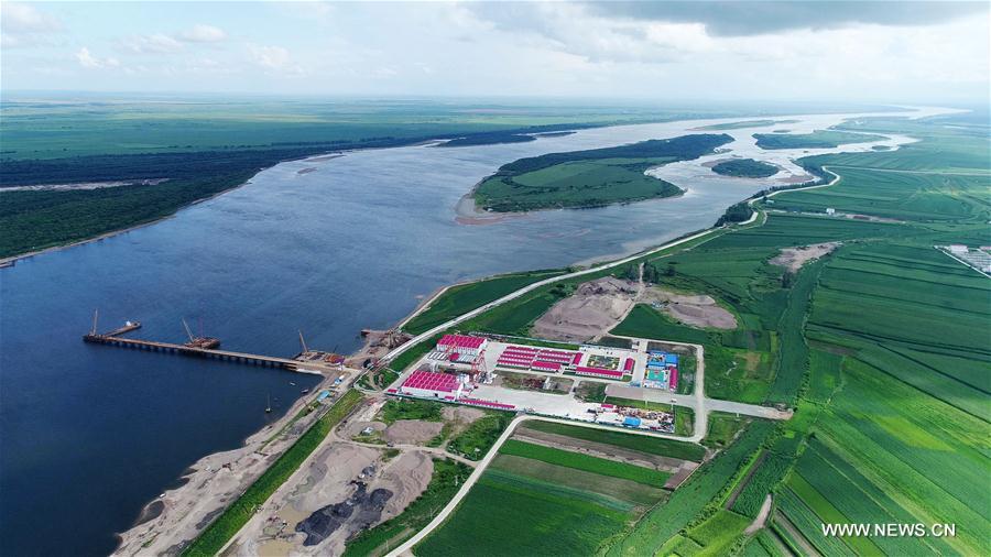 Scenery of Heilongjiang River in NE China